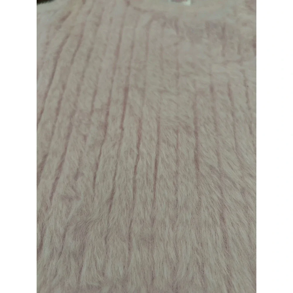 Justice Girls Pink Eyelash Knit Sleeveless Ribbed Dress Size Medium 10 107613